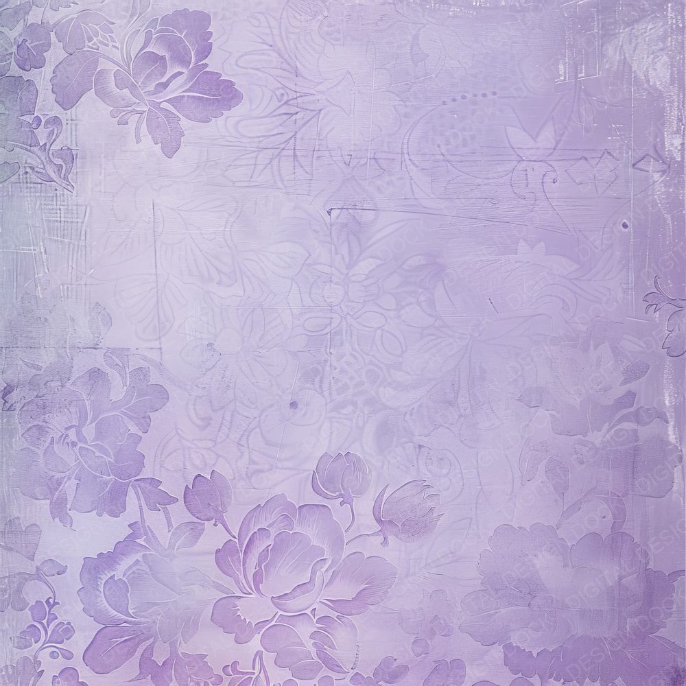 Muted Lavender Brocade Pattern Digital Paper Pack (DDD002648)