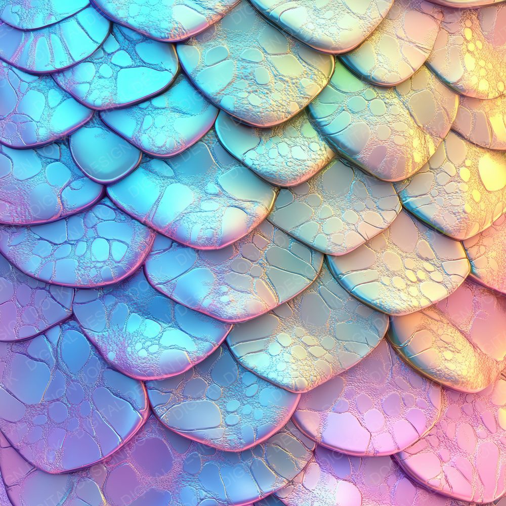 Neon Lizard Rainbow Digital Paper Pack (DDD002710)