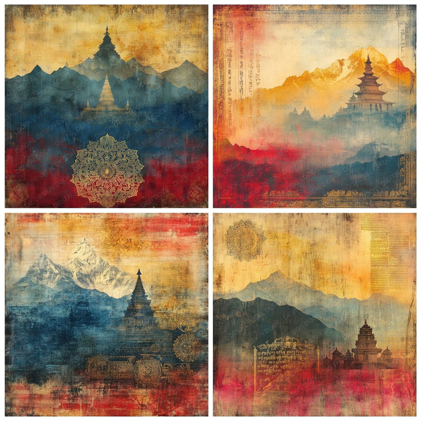 Nepal Spirit Digital Paper Pack (DDD002743)