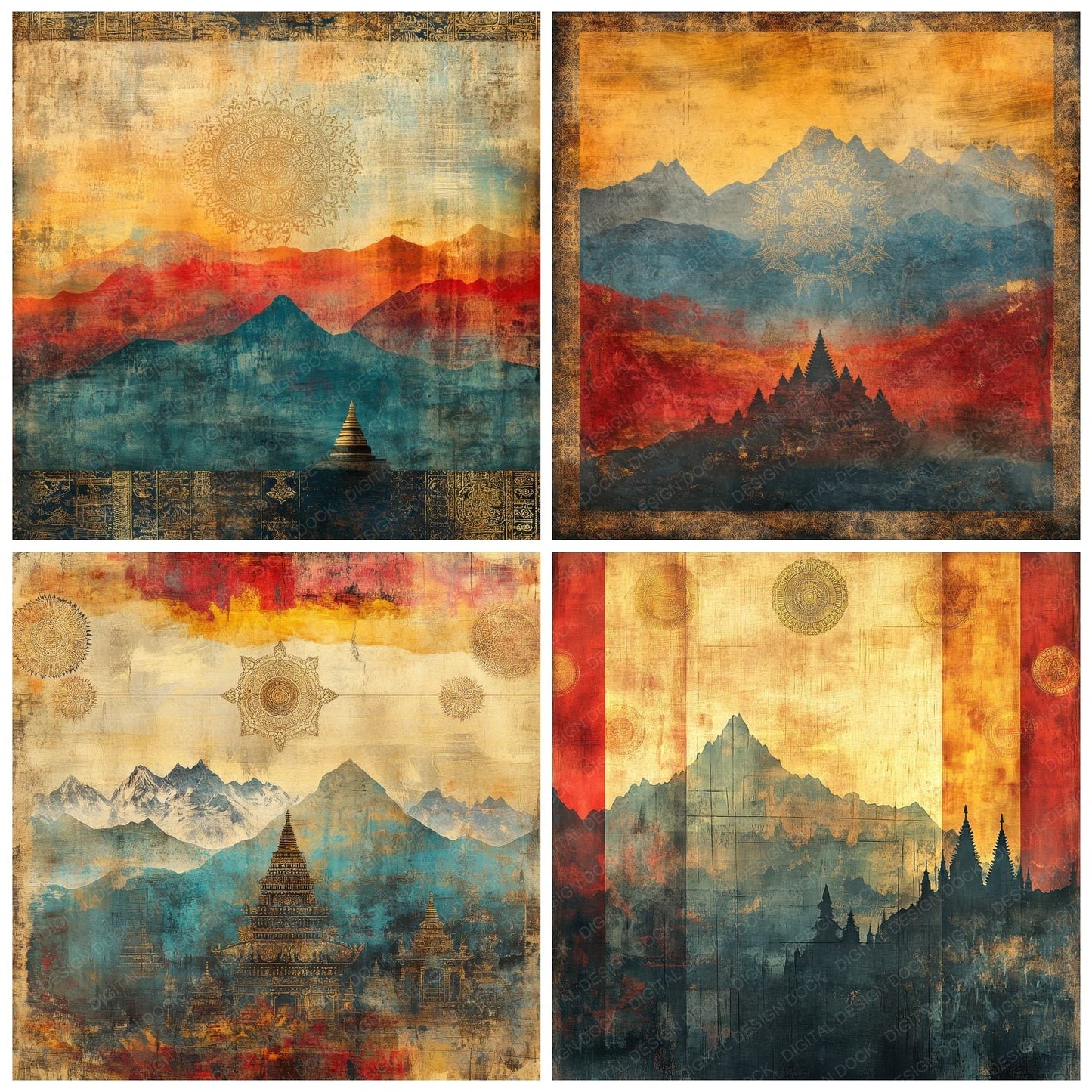 Nepal Spirit Digital Paper Pack (DDD002743)