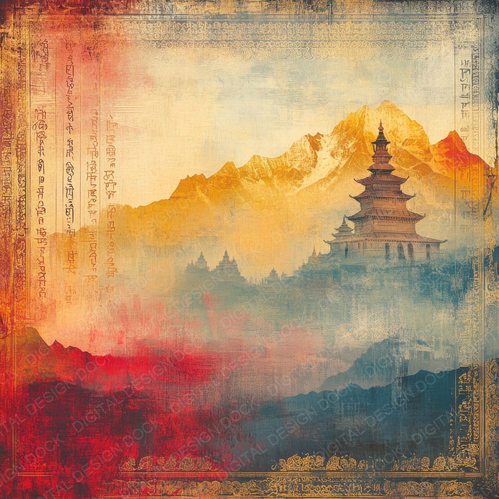 Nepal Spirit Digital Paper Pack (DDD002743)
