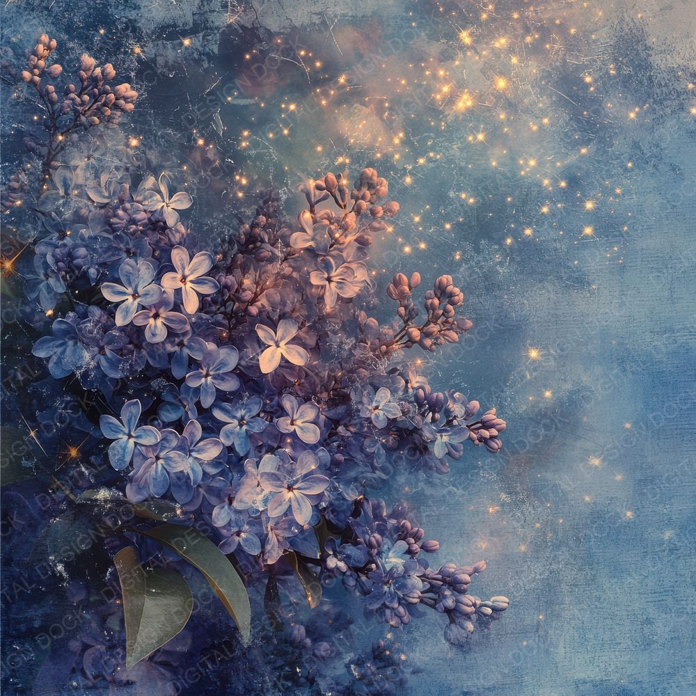 Noctilucent Lilac Glow Digital Paper Pack (DDD002756)