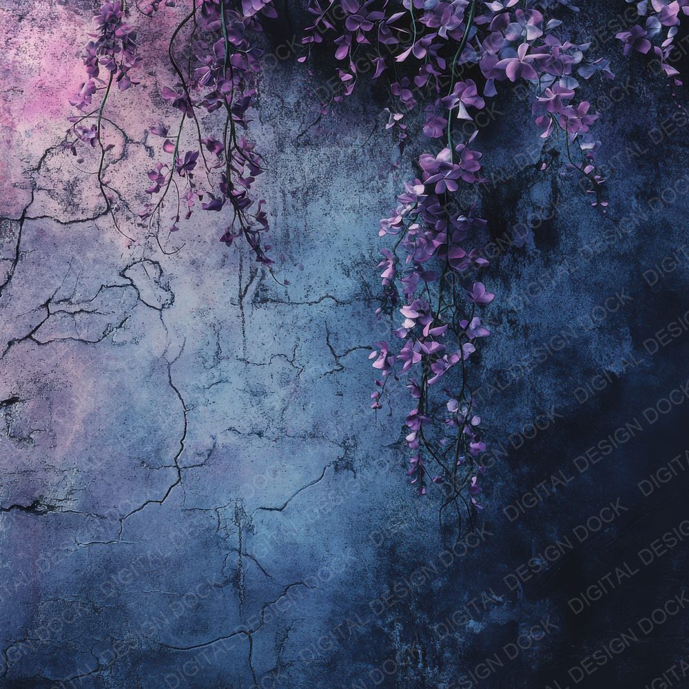 Noctilucent Wisteria Mist Digital Paper Pack (DDD002757)