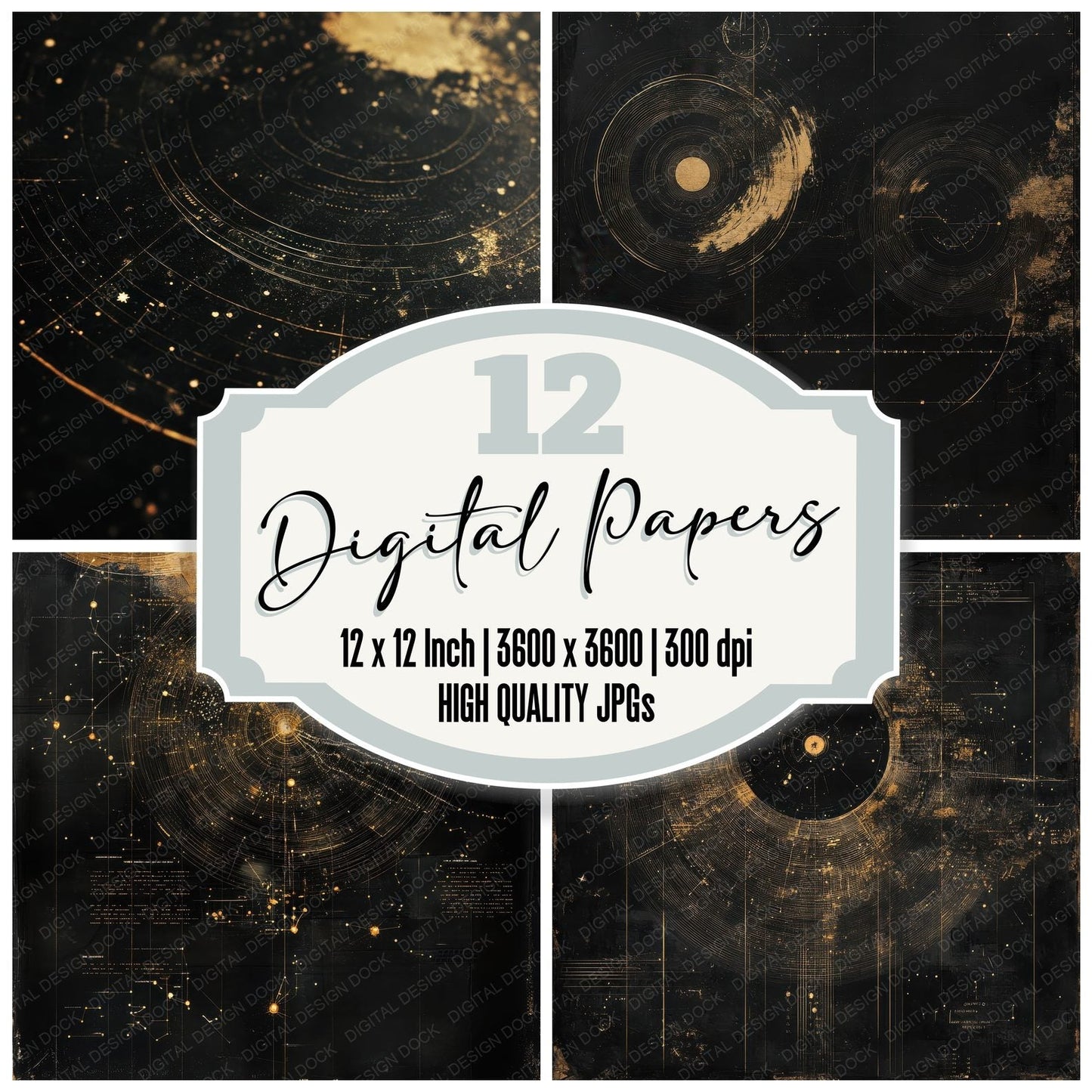 Obsidian Starmap Echo Digital Paper Pack (DDD002777)