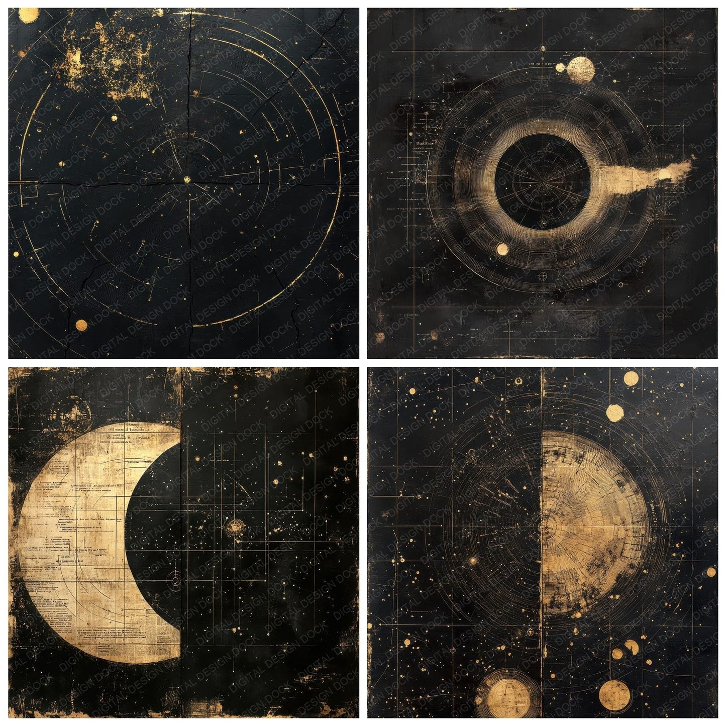 Obsidian Starmap Echo Digital Paper Pack (DDD002777)