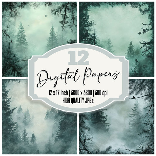 Owl Fog Clearing Digital Paper Pack (DDD002850)