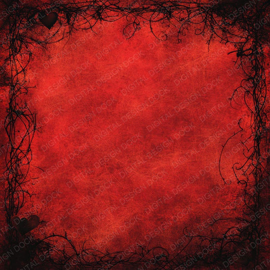 Oxblood Thorn Halo Digital Paper Pack (DDD002856)