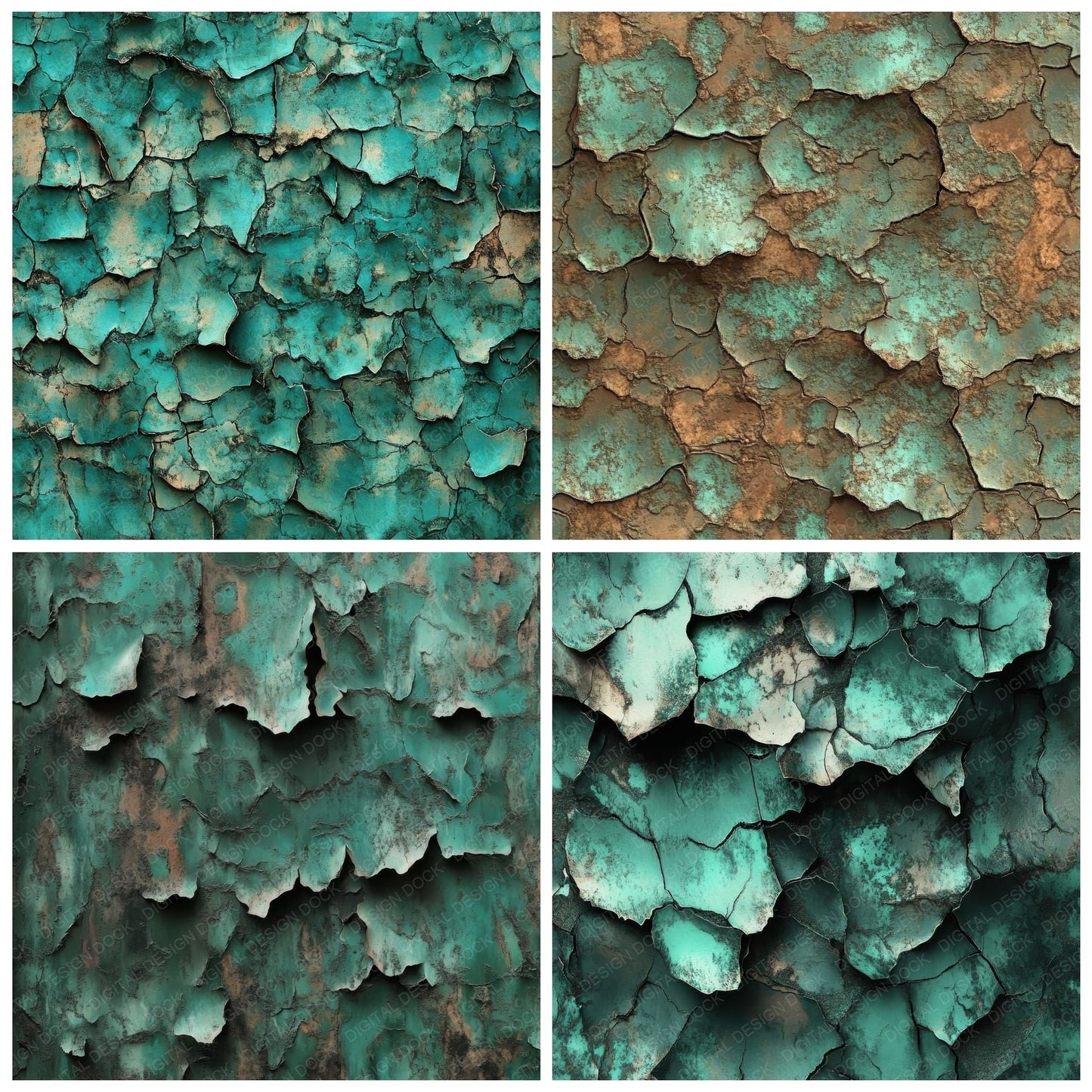 Oxidized Metal Background Digital Paper Pack (DDD002862)