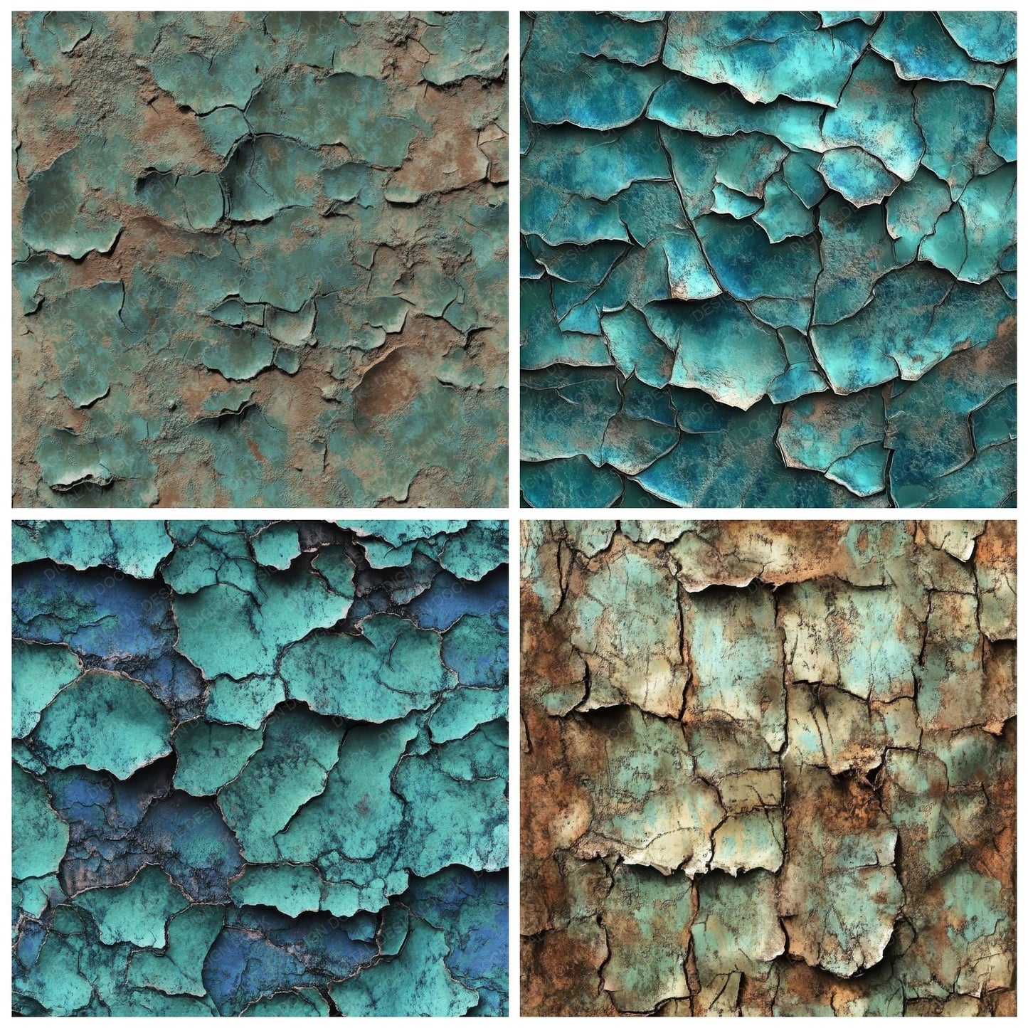 Oxidized Metal Background Digital Paper Pack (DDD002862)