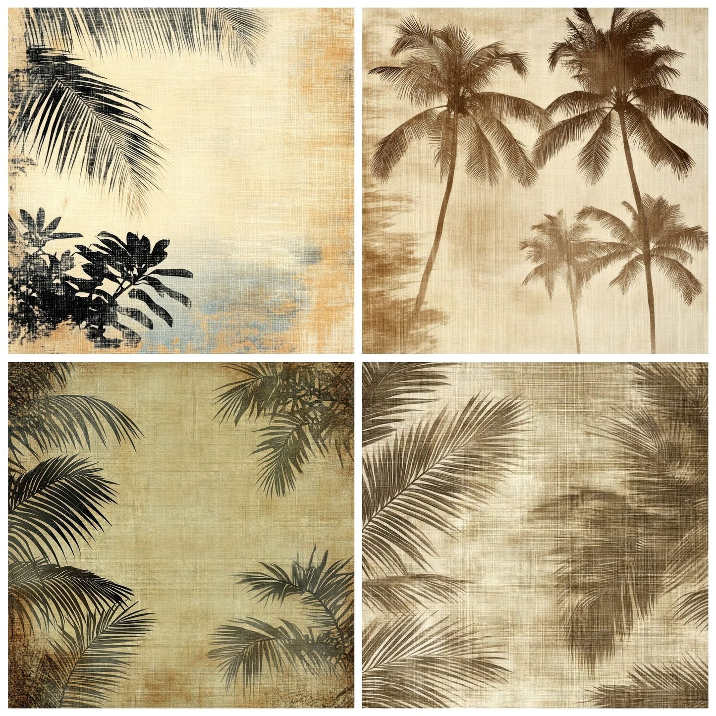 Palm Mat Ripple Digital Paper Pack (DDD002879)