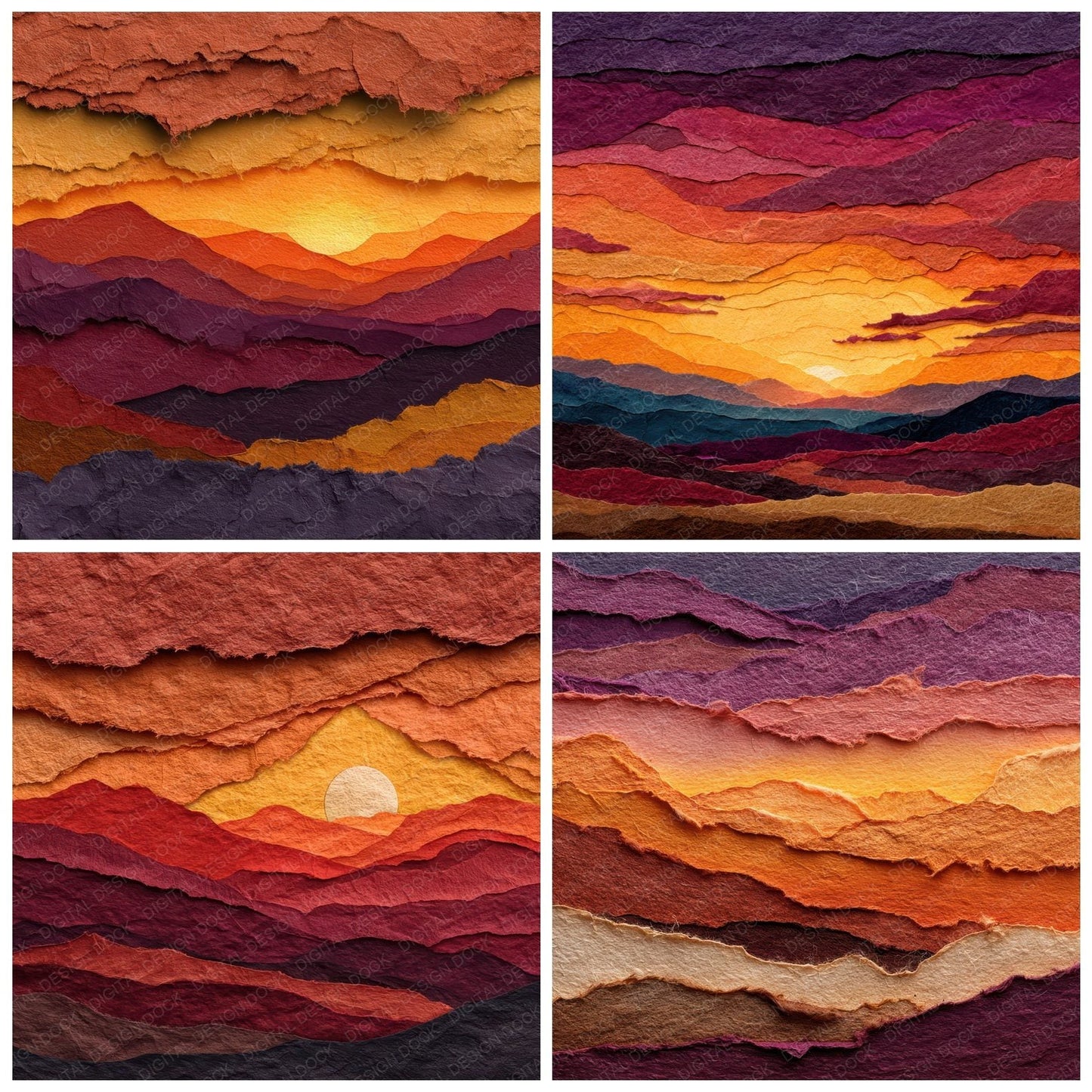 Paper Sunset Hill Digital Paper Pack (DDD002885)