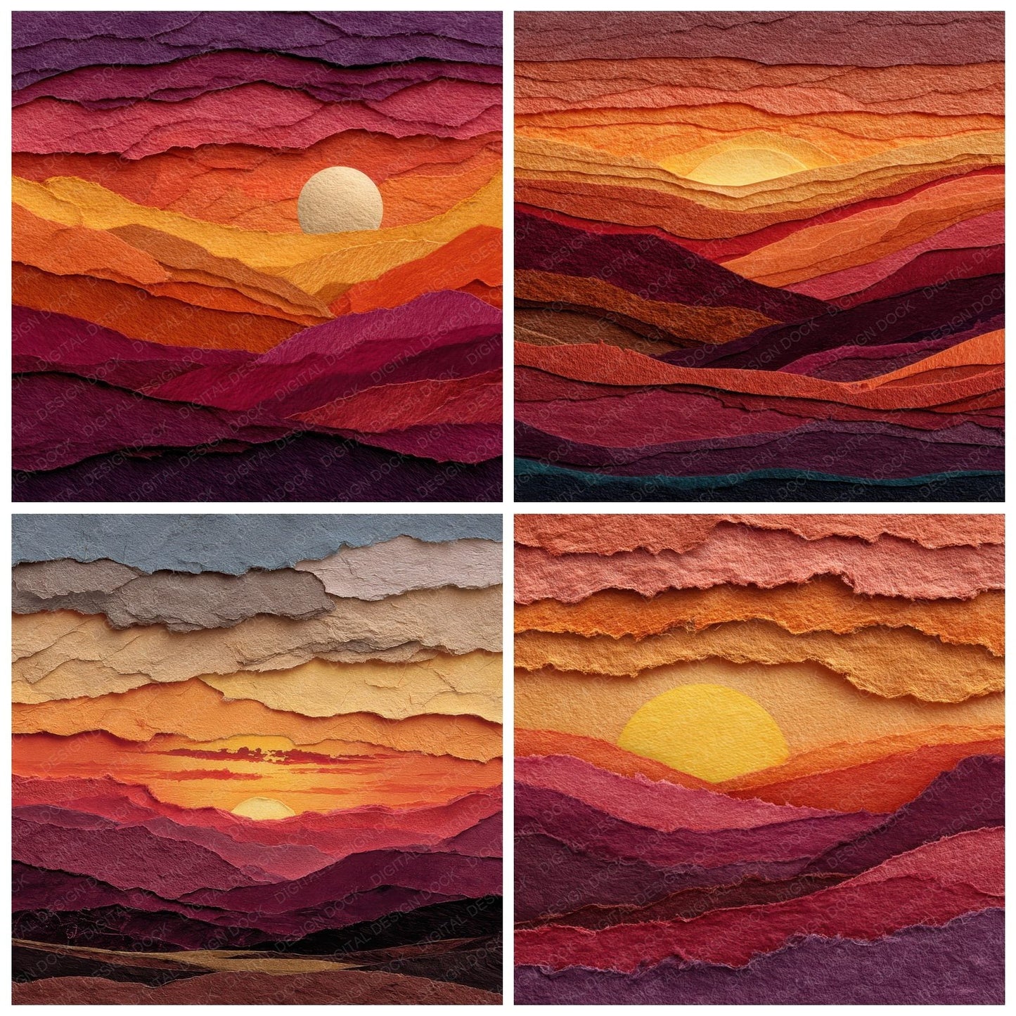 Paper Sunset Hill Digital Paper Pack (DDD002885)