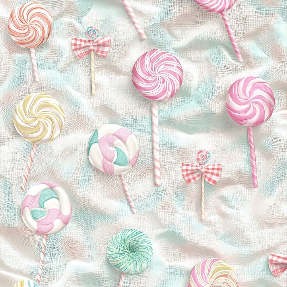 Pastel Candy Fabric Background Digital Paper Pack (DDD002910)
