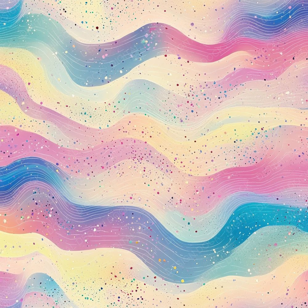 Pastel Confetti Curve Digital Paper Pack (DDD002917)