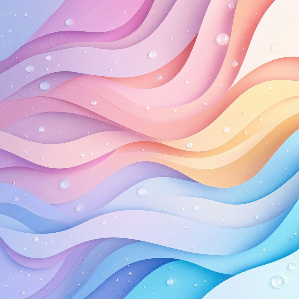Pastel Confetti Curve Digital Paper Pack (DDD002917)