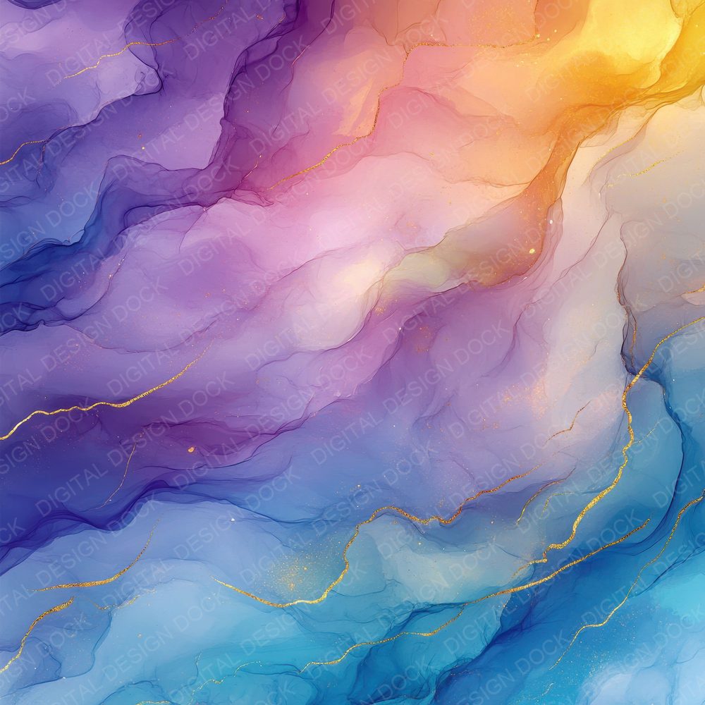 Pastel Ink Cloud Digital Paper Pack (DDD002922)