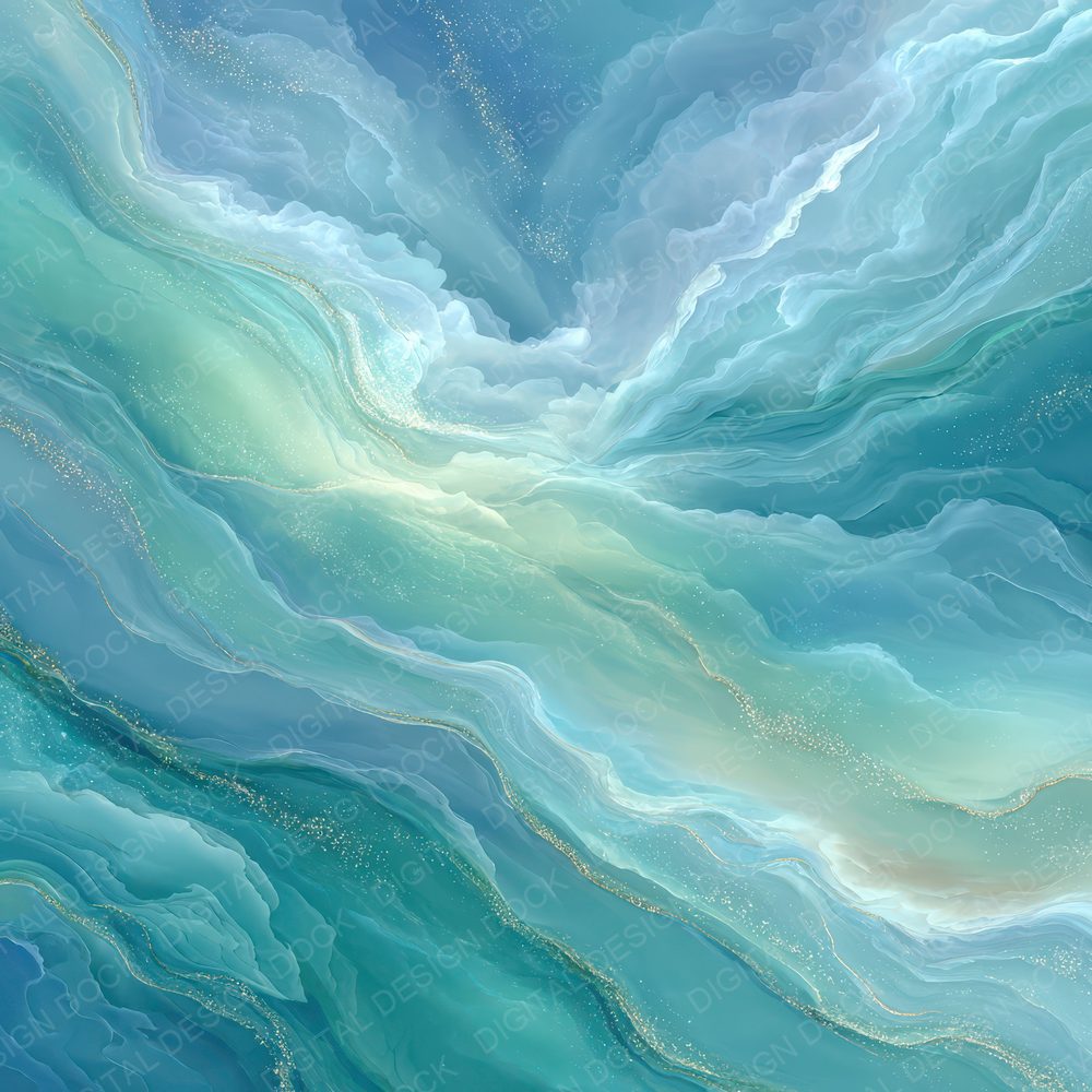 Pastel Ocean Foam Drift Digital Paper Pack (DDD002927)