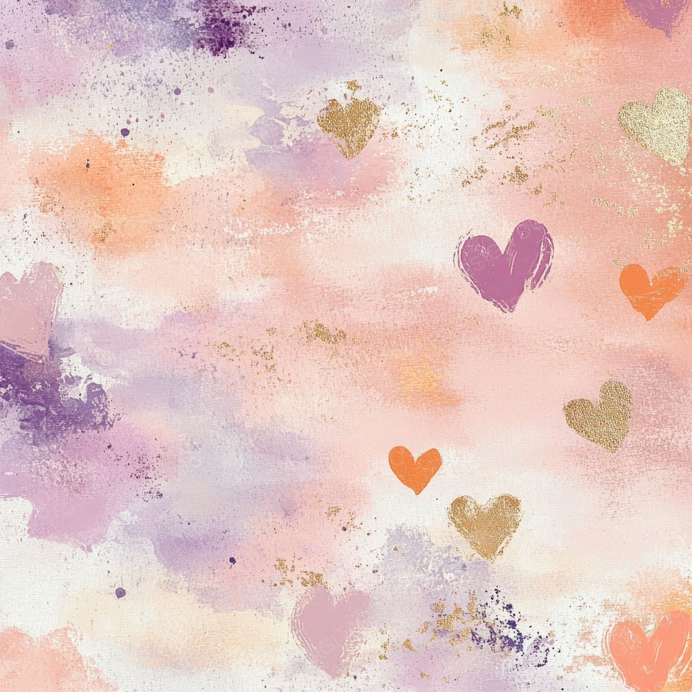 Pastel Scribble Love Digital Paper Pack (DDD002934)