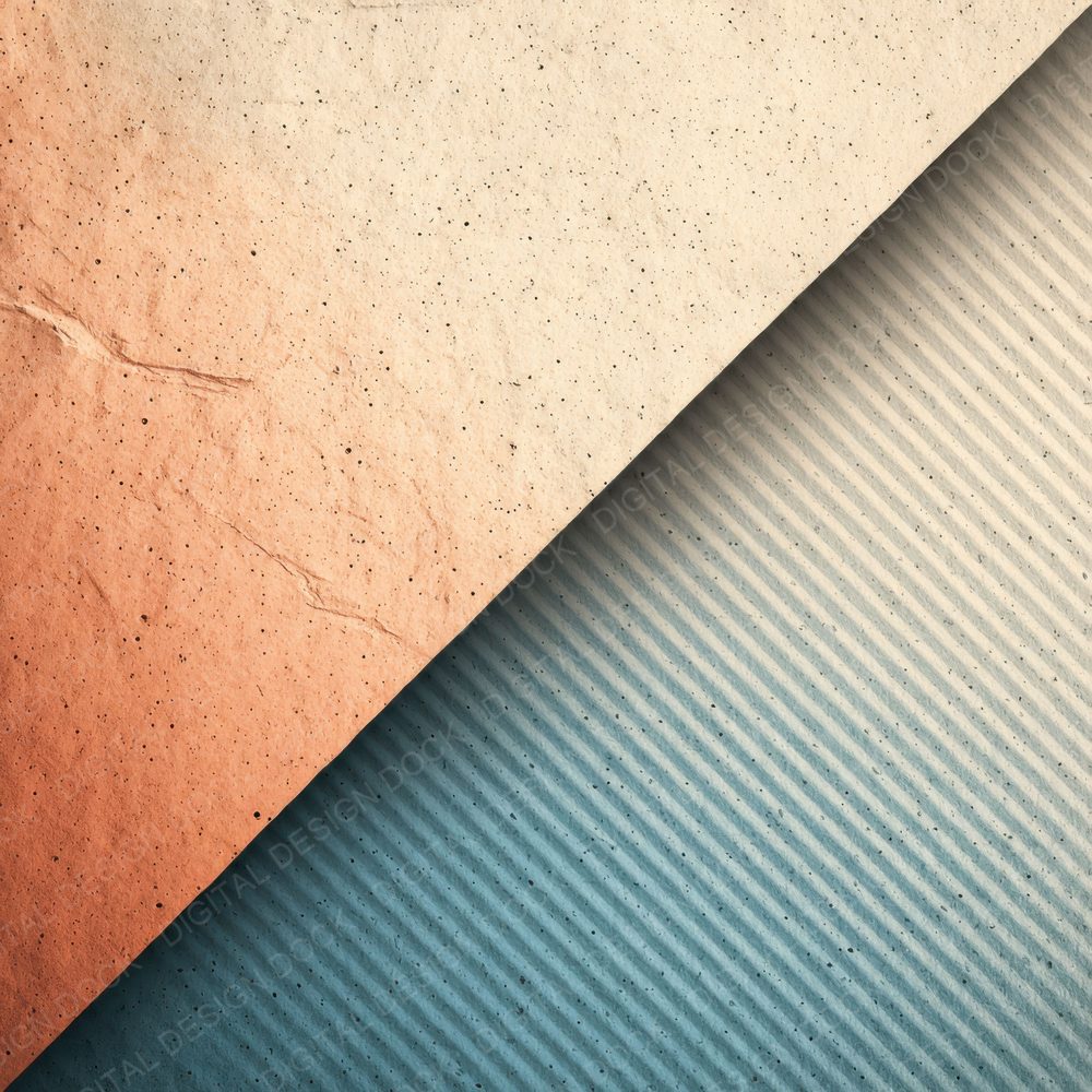 Peach Blue Line Digital Paper Pack (DDD002950)