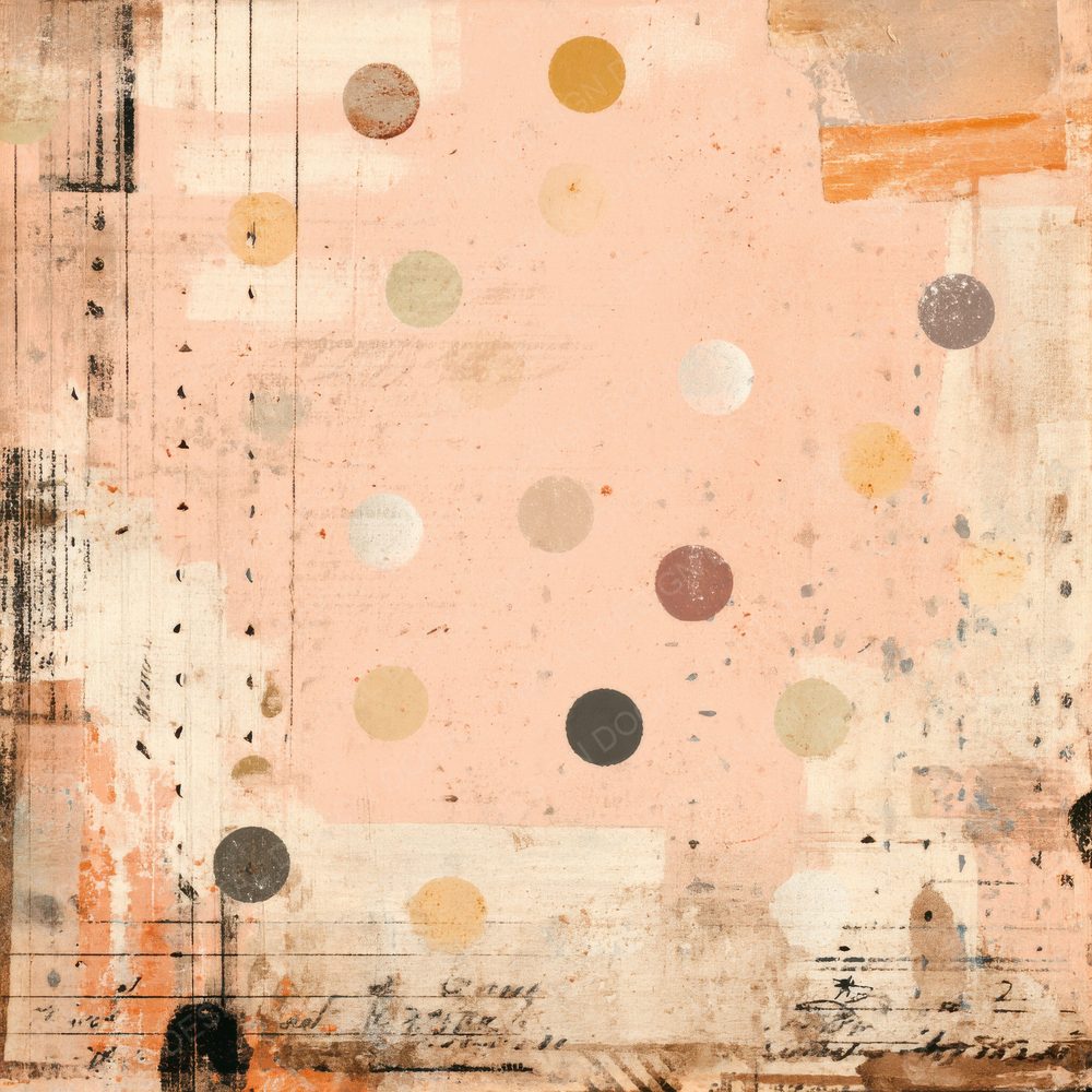 Peach Ticket Arrow Texture Digital Paper Pack (DDD002962)