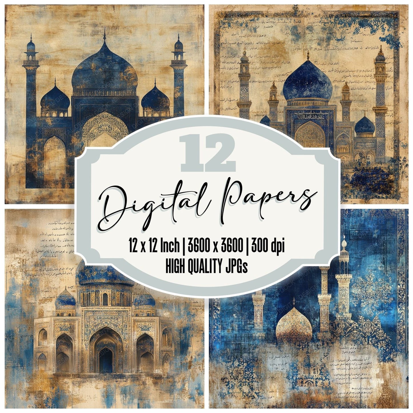 Persia Opulence Digital Paper Pack (DDD002979)