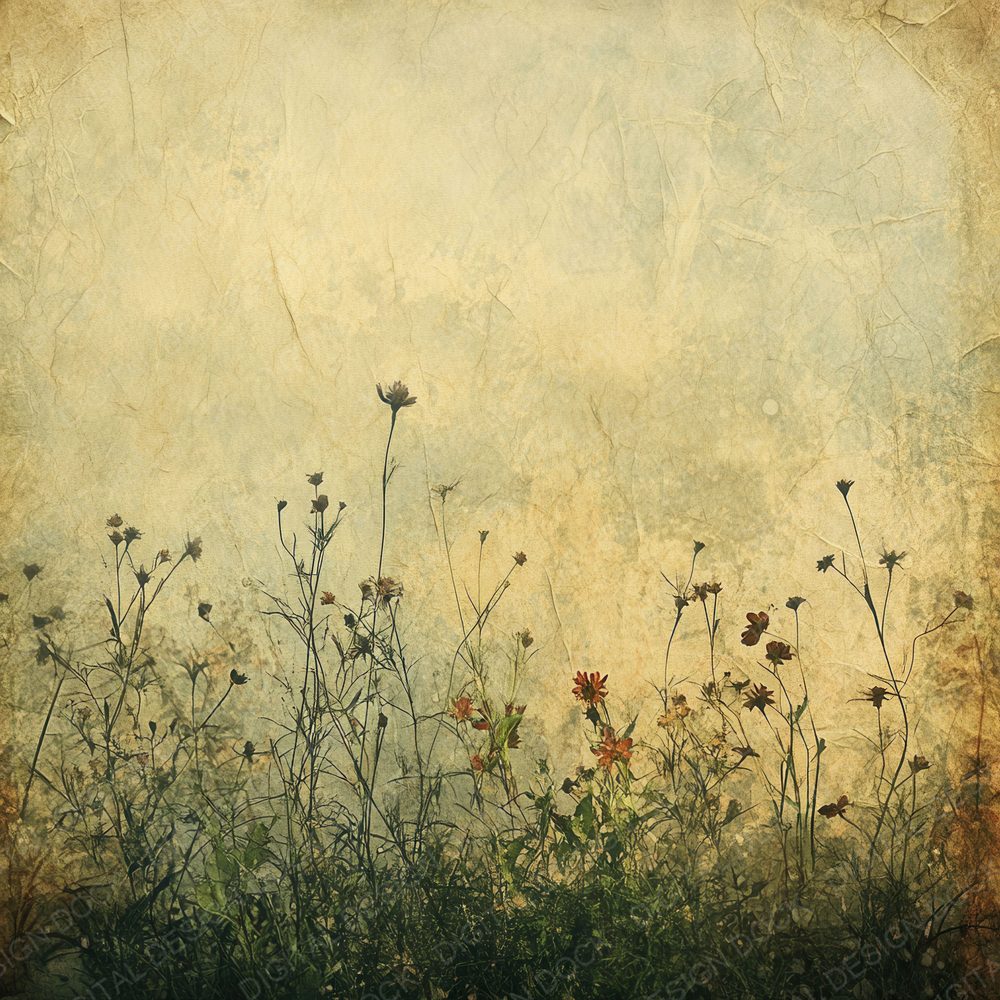 Petrichor Wildflower Rain Digital Paper Pack (DDD002981)