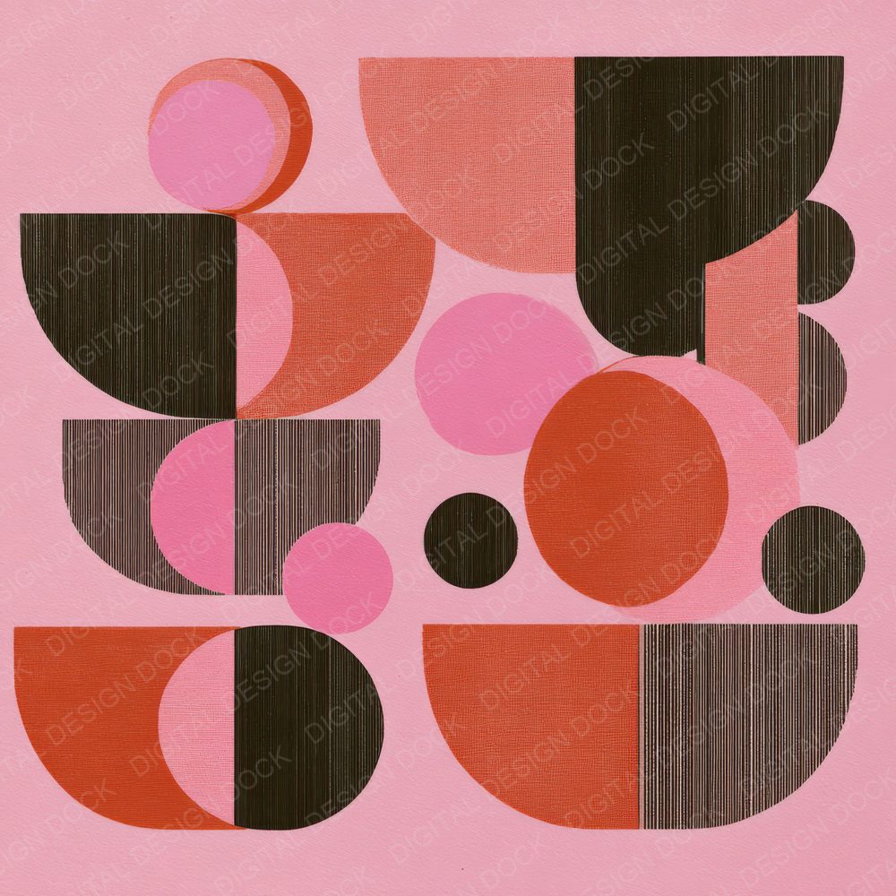 Pink Groovy Note Digital Paper Pack (DDD003002)