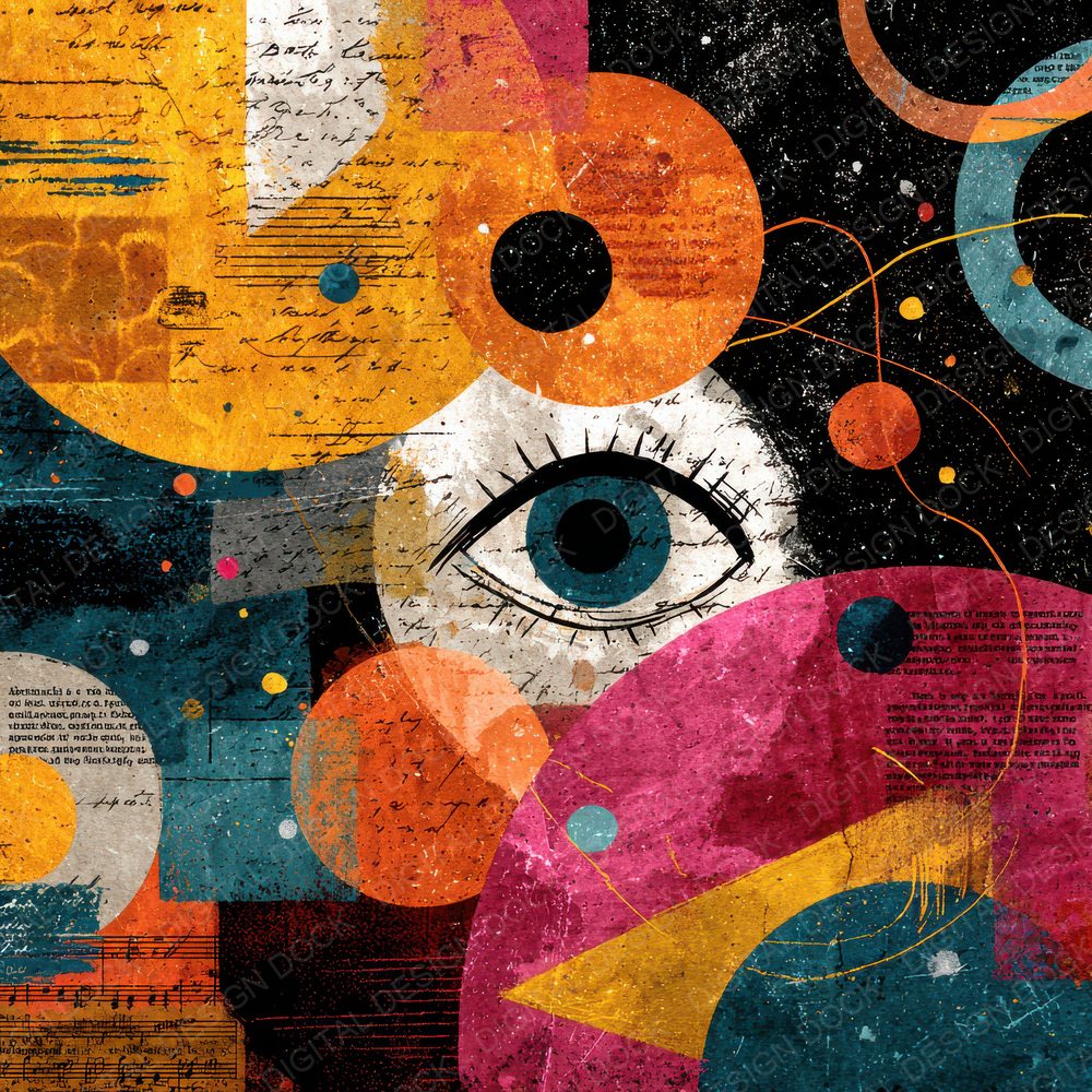 Planet Eye Crayon Dream Digital Paper Pack (DDD003017)