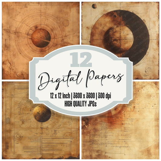 Planetary Rust Align Digital Paper Pack (DDD003019)