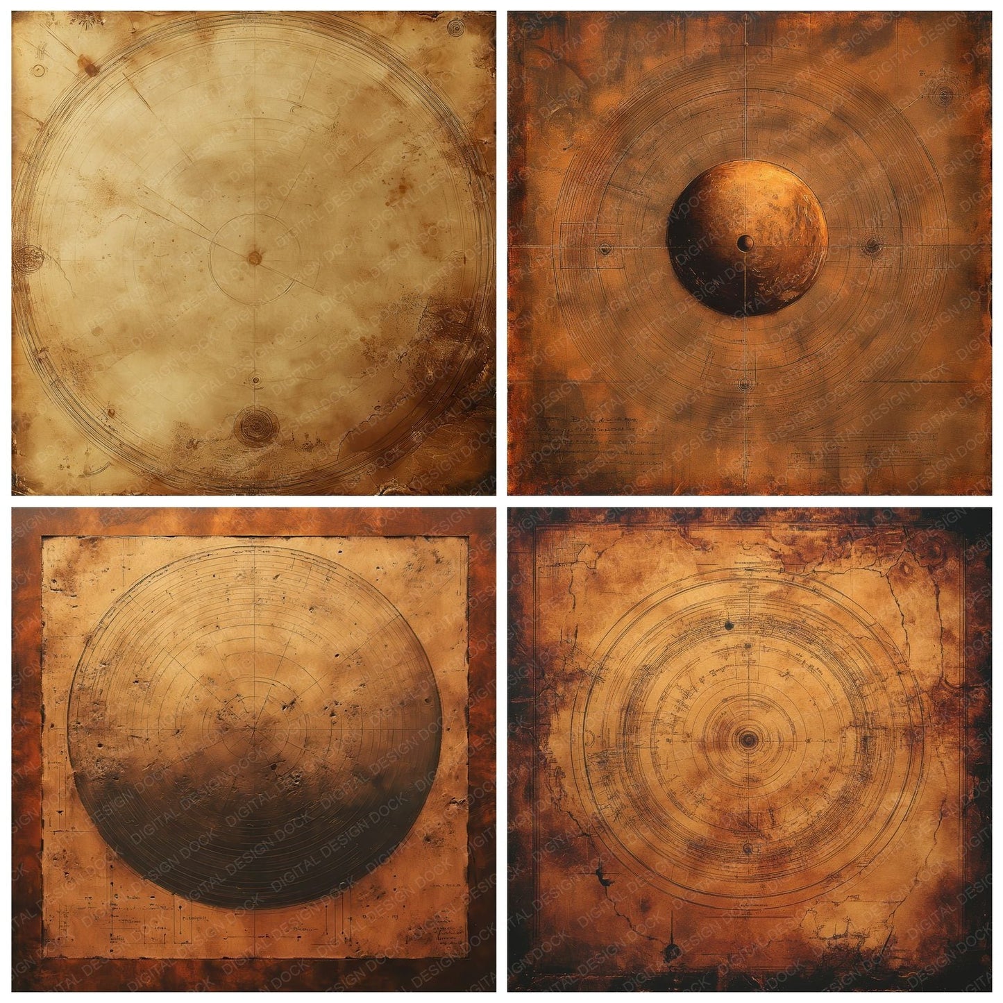 Planetary Rust Align Digital Paper Pack (DDD003019)