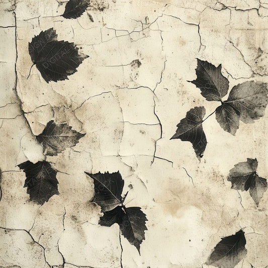 Plaster Ink Leaves Digital Paper Pack (DDD003022)