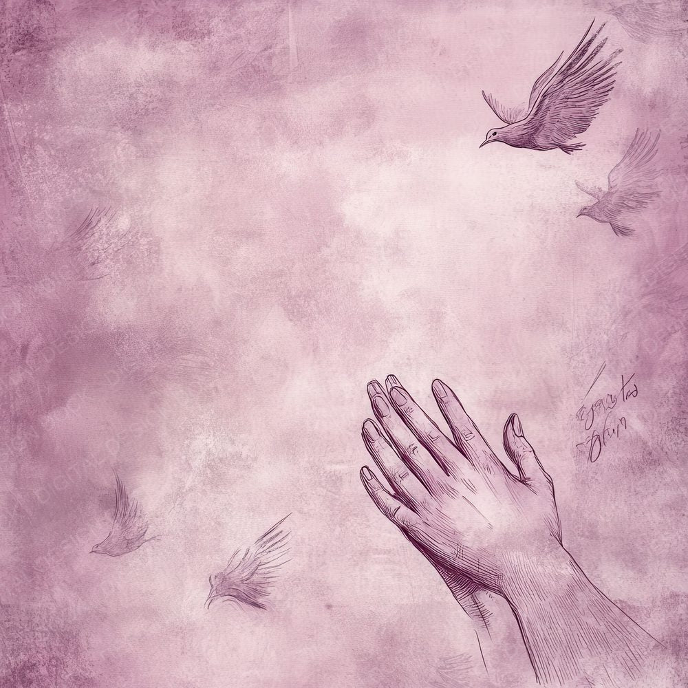 Prayer Dove Light Digital Paper Pack (DDD003063)