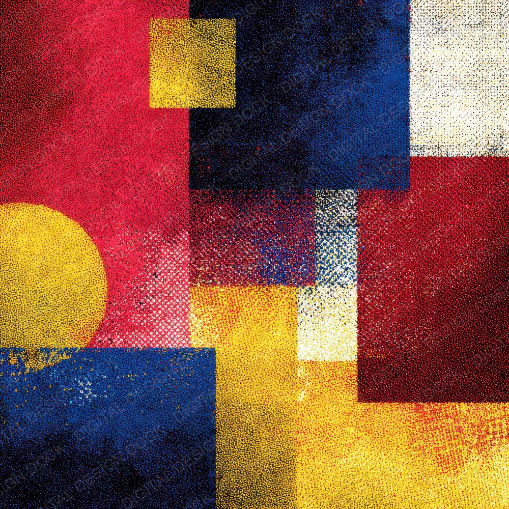 Print Glitch Red Yellow Shift Digital Paper Pack (DDD003073)