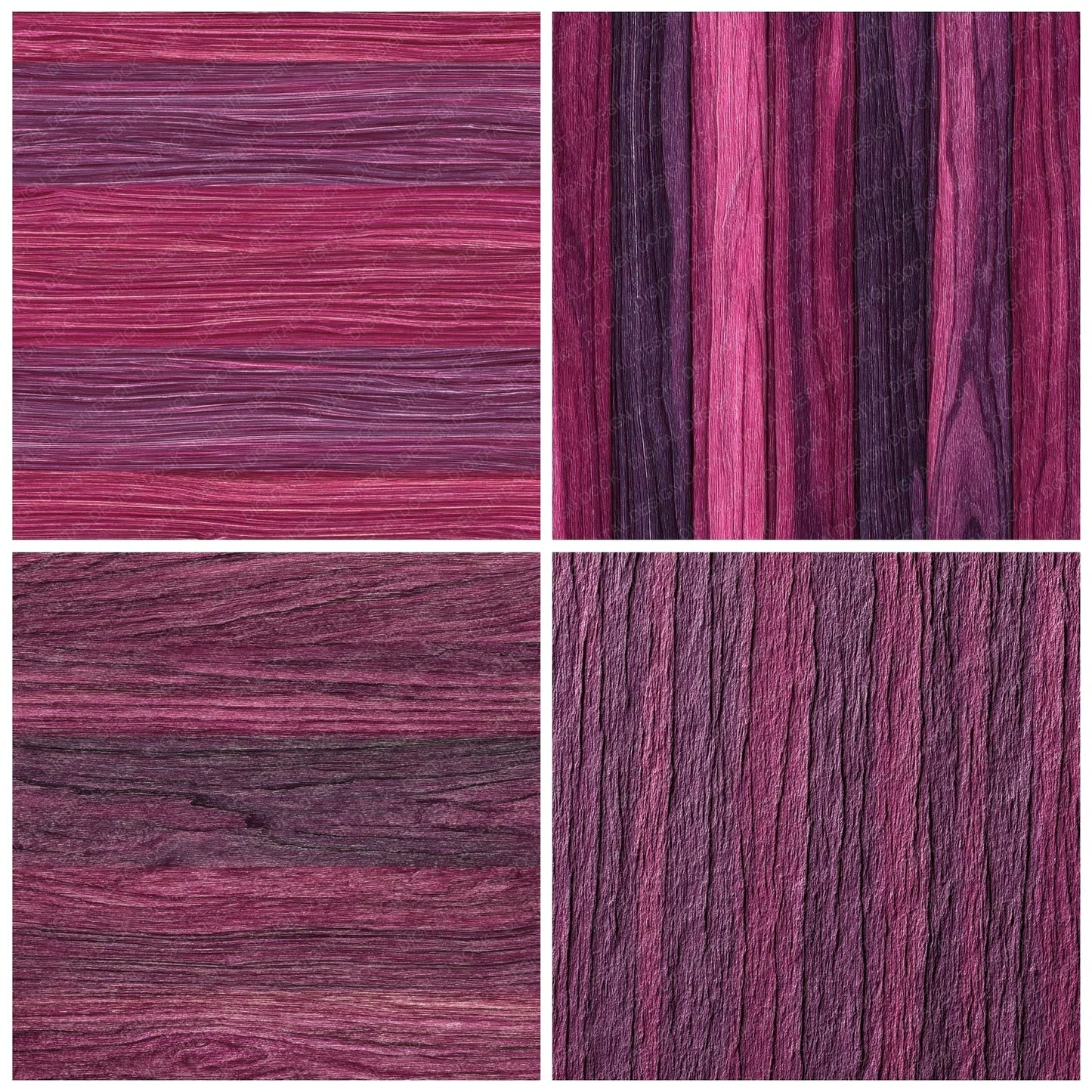Purpleheart Deep Violet Matte Digital Paper Pack (DDD003104)