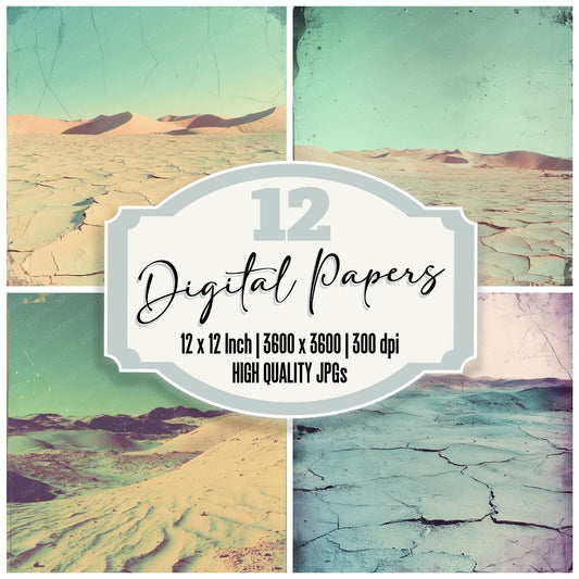 Radioactive Desert Film Digital Paper Pack (DDD003119)