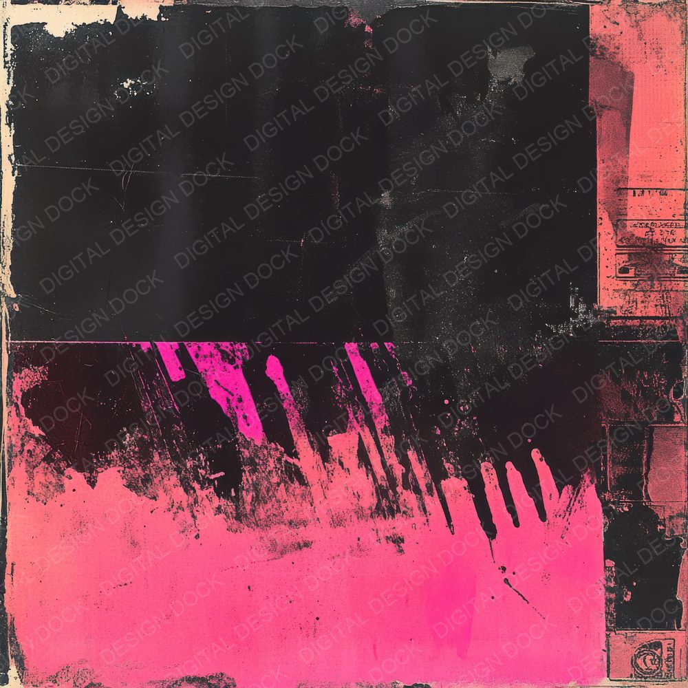 Rose Black Flash Digital Paper Pack (DDD003259)