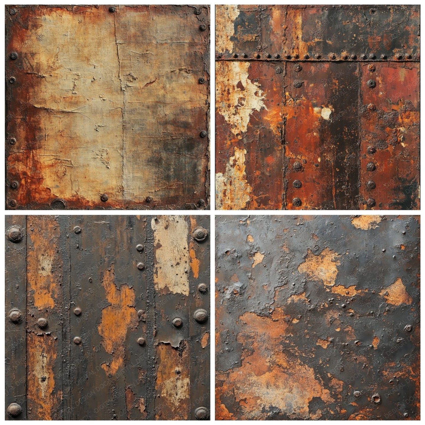 Rusted Hull Decay Digital Paper Pack (DDD003316)