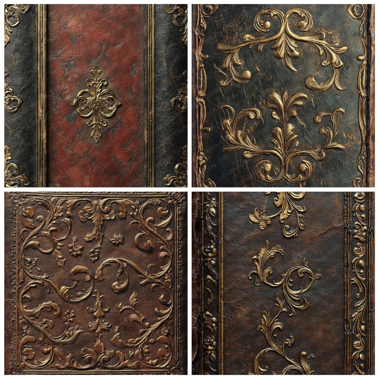 Rustic Leather Digital Paper Pack (DDD003325)