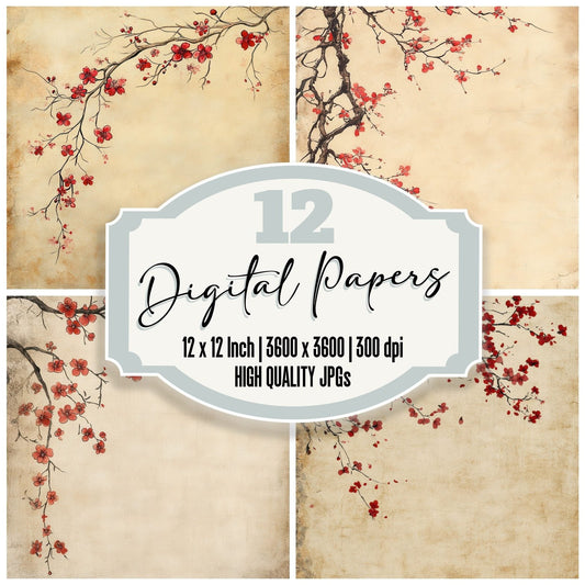 Sakura Ink Top Digital Paper Pack (DDD003364)
