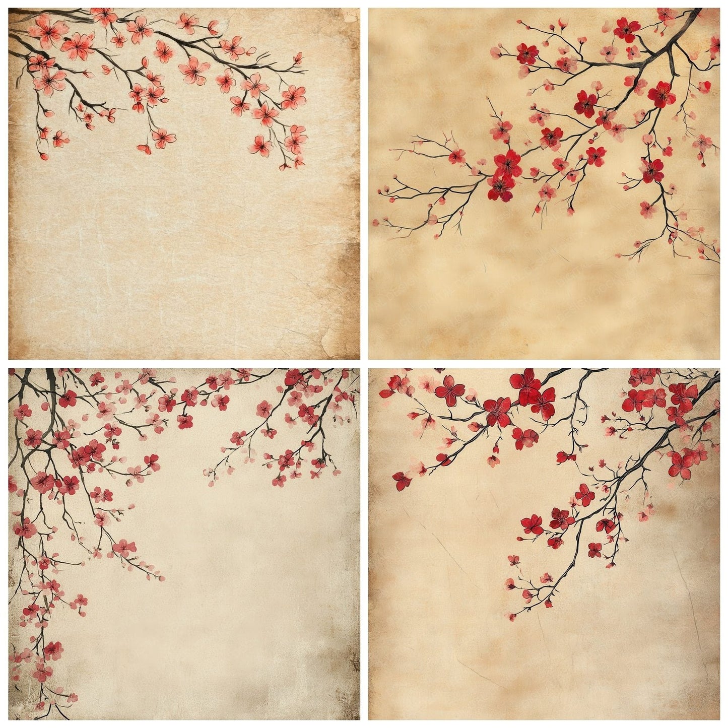 Sakura Ink Top Digital Paper Pack (DDD003364)