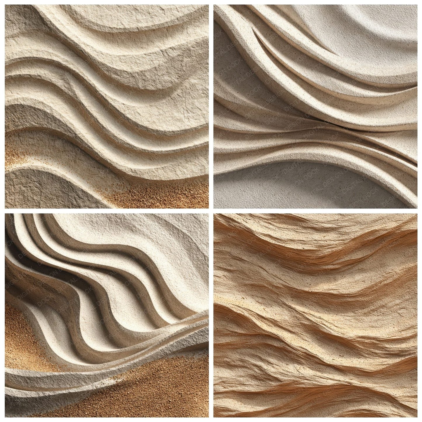 Sand Dune Ripple Drift Digital Paper Pack (DDD003371)