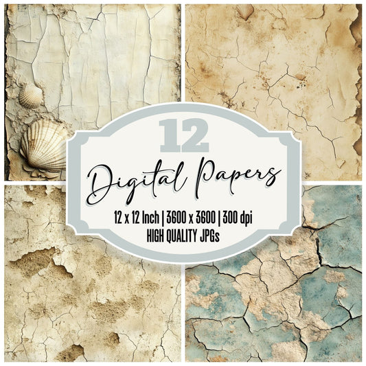 Sand Imprint Layers Digital Paper Pack (DDD003375)