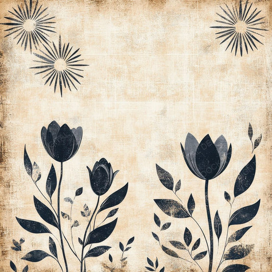 Sand Tulip Chain Digital Paper Pack (DDD003378)