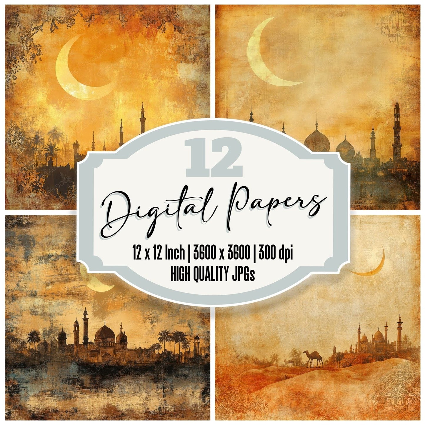 Saudi Sands Digital Paper Pack (DDD003399)