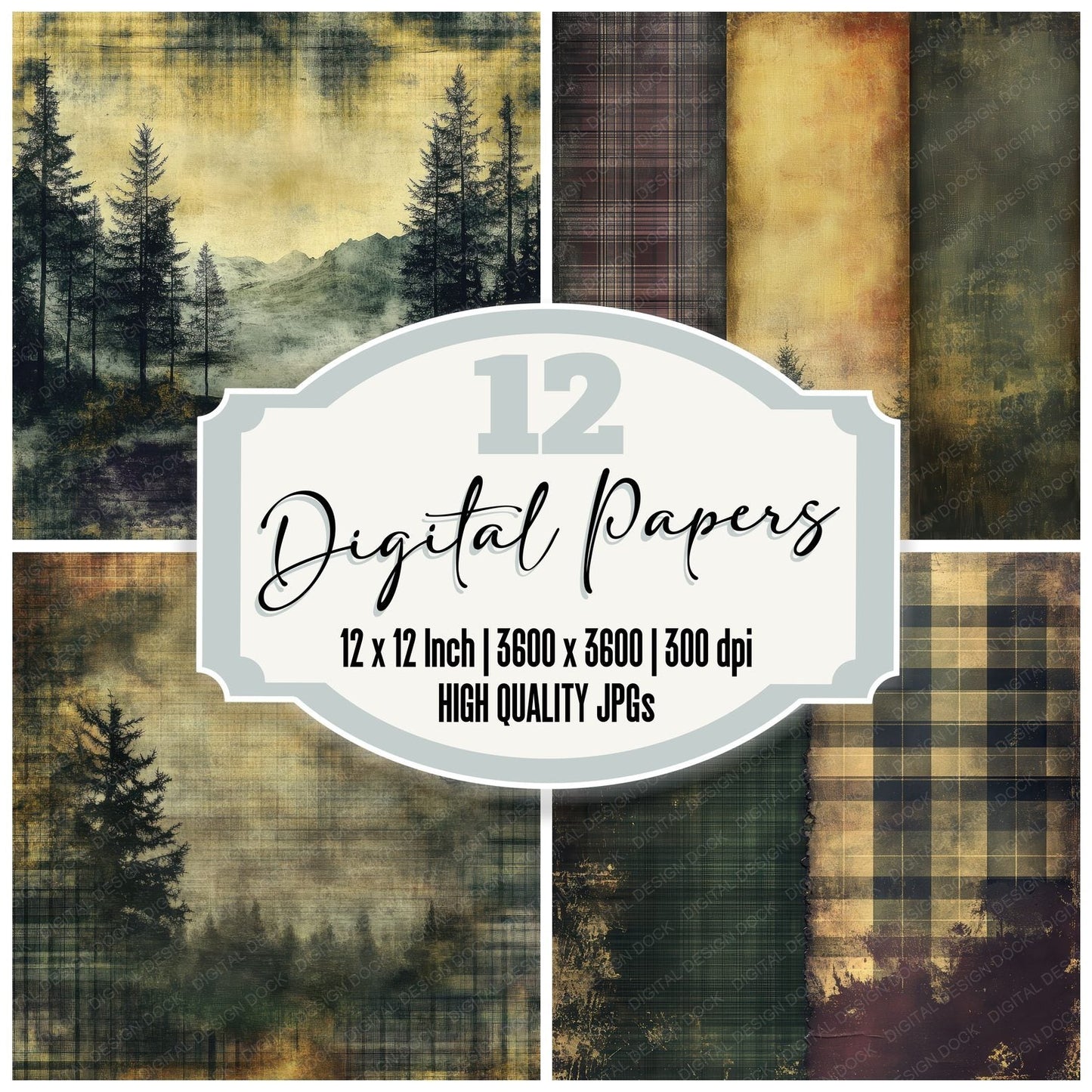Scotland Mist Digital Paper Pack (DDD003415)