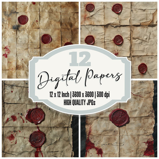 Sealed Phantom Epistle Digital Paper Pack (DDD003430)