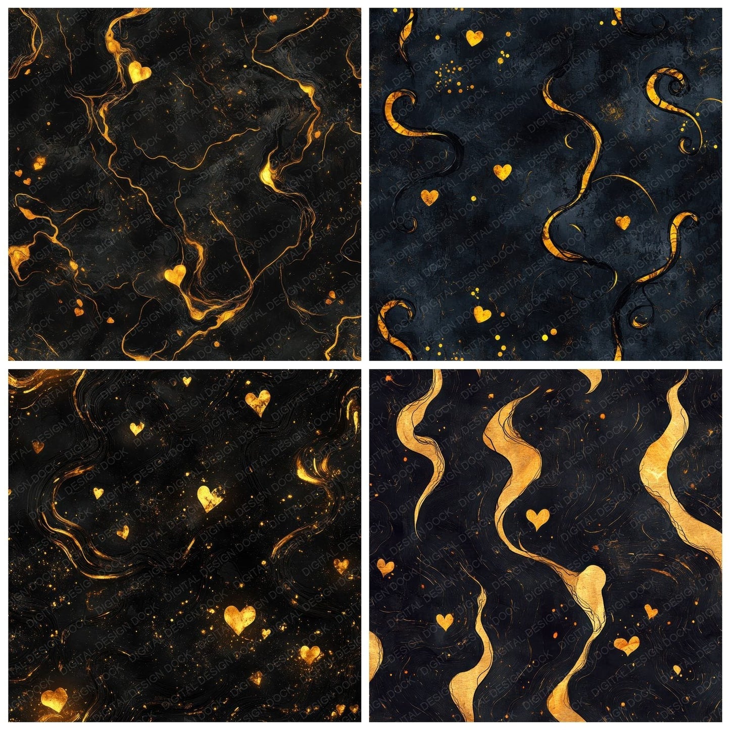 Serpent Burnt Pulse Digital Paper Pack (DDD003457)