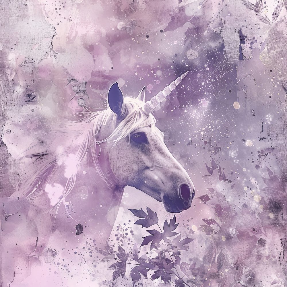Soft Pastel Unicorn Digital Paper Pack (DDD003758)