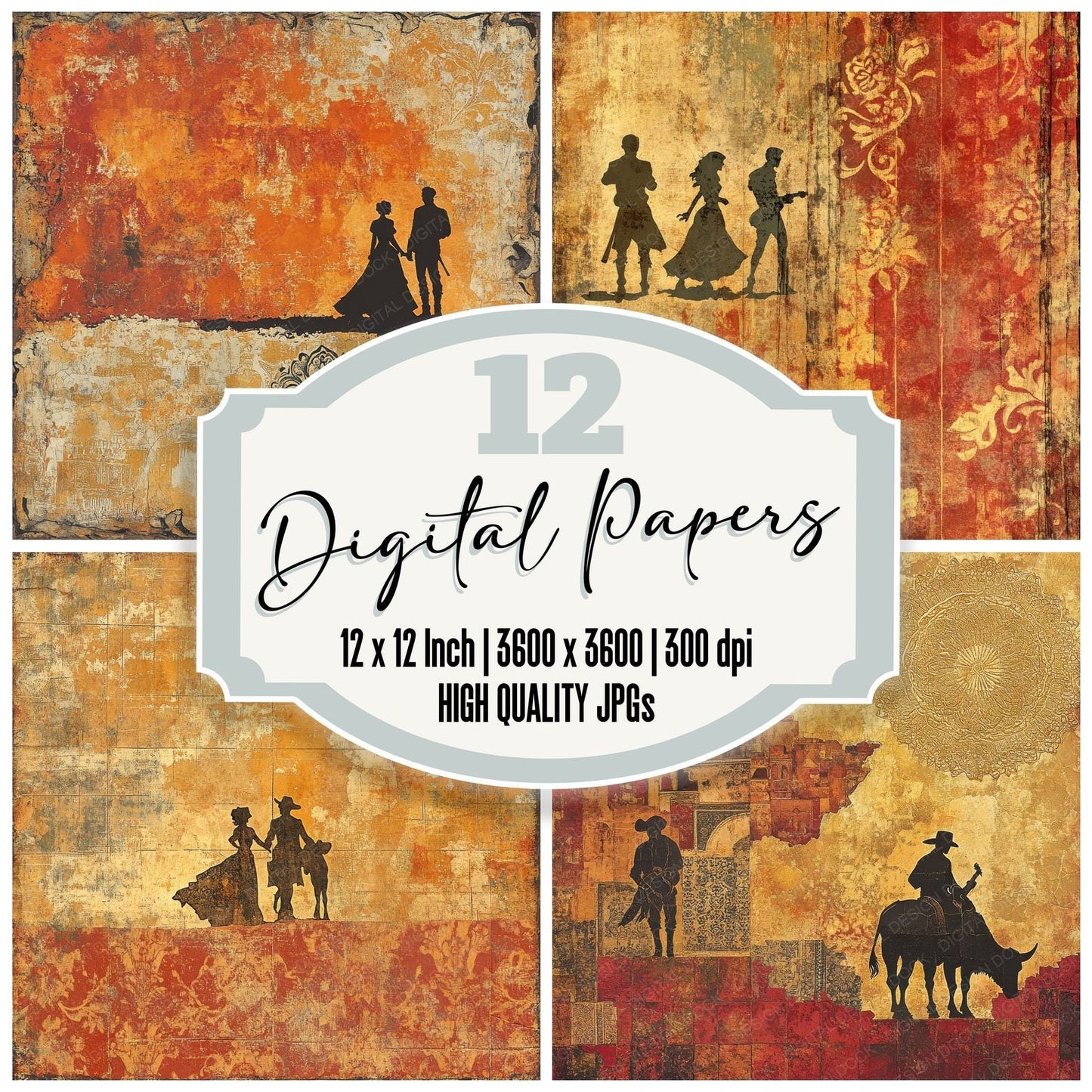 Spain Passion Digital Paper Pack (DDD003780)