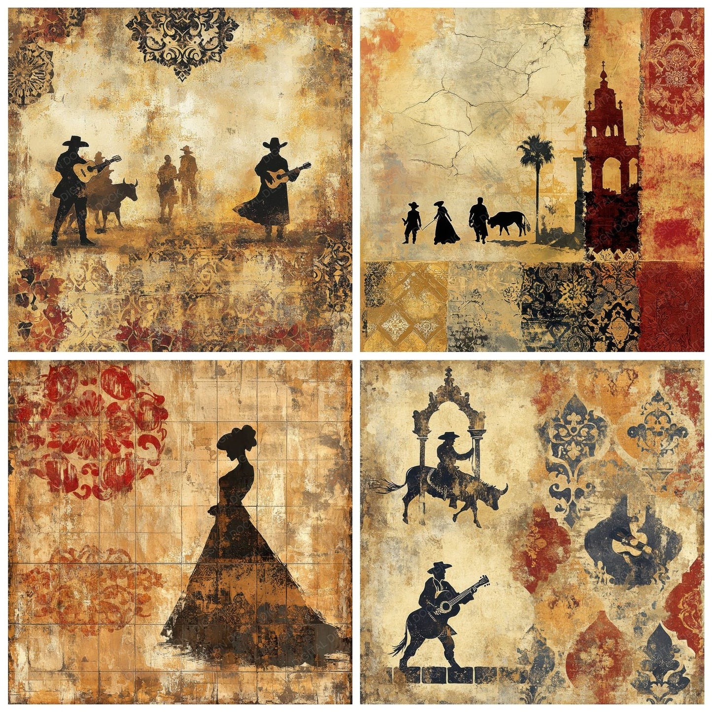 Spain Passion Digital Paper Pack (DDD003780)